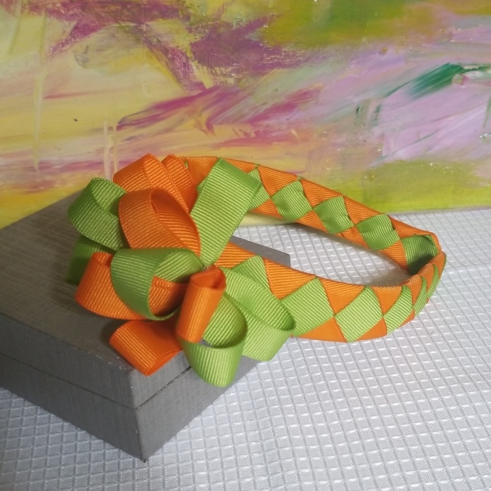 Grosgrain Ribbon Woven Headband (1inch headband.
